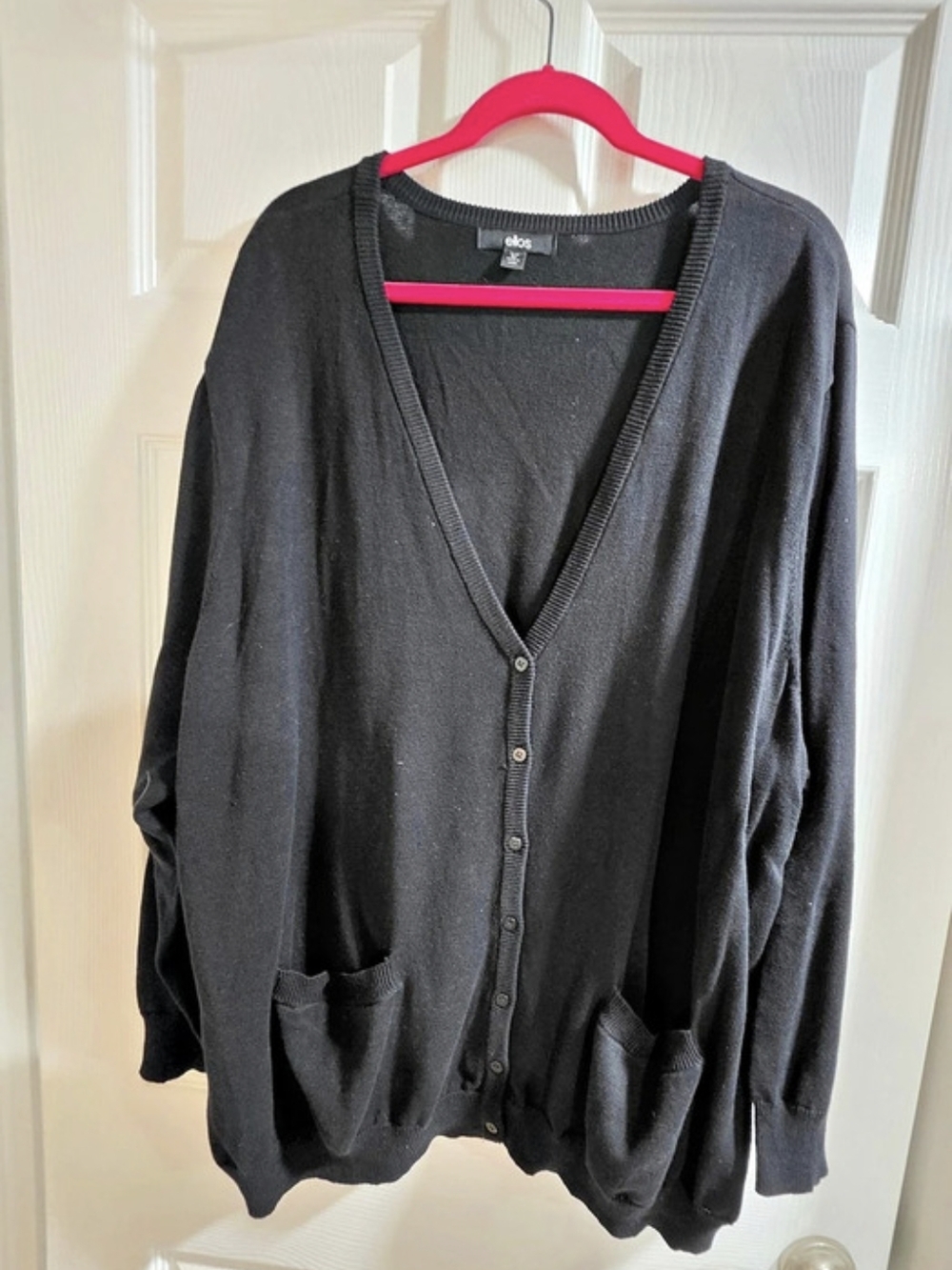 New-Ellos Black Cardigan Sweater- size 3x